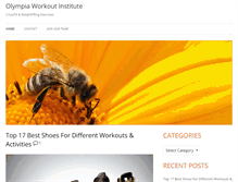 Tablet Screenshot of olympia-institute.com